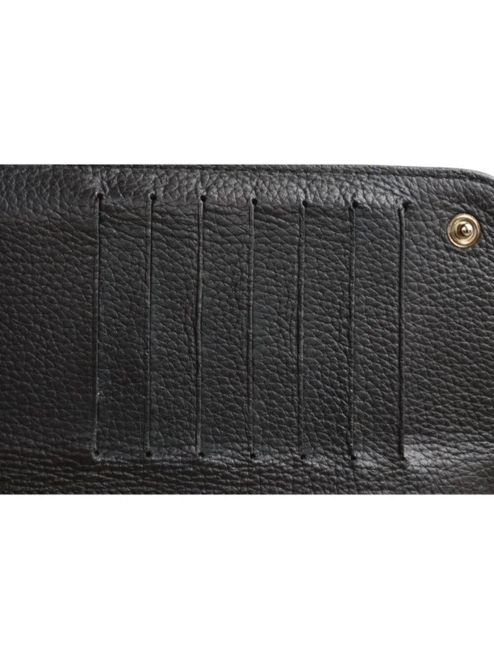 Chanel Wallet Vintage CC Stitch CC Logo Black